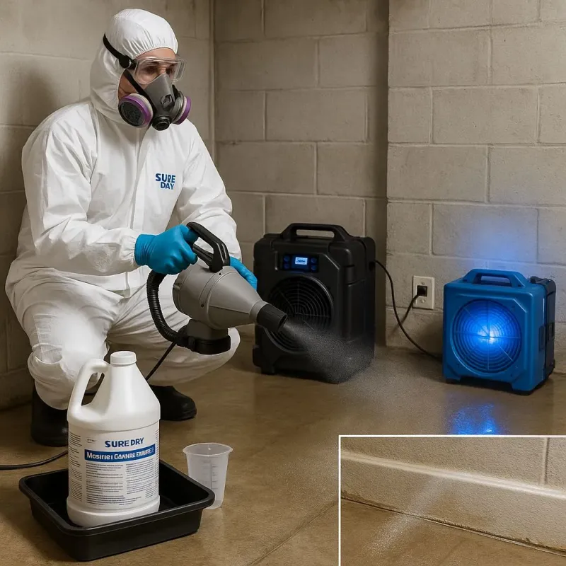 Sanitization and Odor Removal process in Stoughton, WI